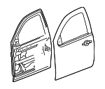 22892590 - Body: Door Shell for Cadillac: Escalade, Escalade ESV, Escalade EXT Image