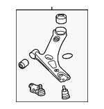 545001W000 - : Lower Control Arm for Kia: Rio Image