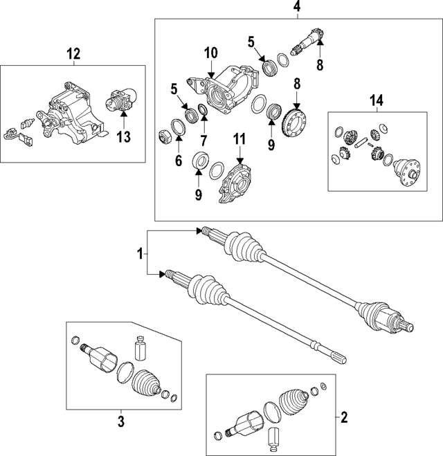 530004G250 - : Differential for Hyundai Image