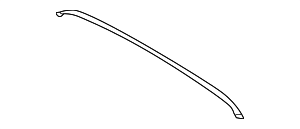 9P1898040 - Body: Rear Weather-Strip for Porsche Image