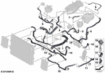 17128616528 - Radiator: Hose, Radiator-Engine for BMW Image