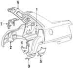 MB312813 - Body: Inner Panel for Dodge: Colt Image
