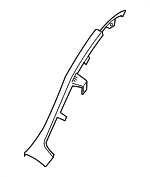 1K4867766E7G8 - Body: Lower Quarter Trim for Volkswagen: GTI, Rabbit Image