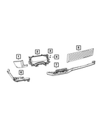 7LS30DX8AC - Interior Trim: Instrument Panel Bezel for Mopar Image
