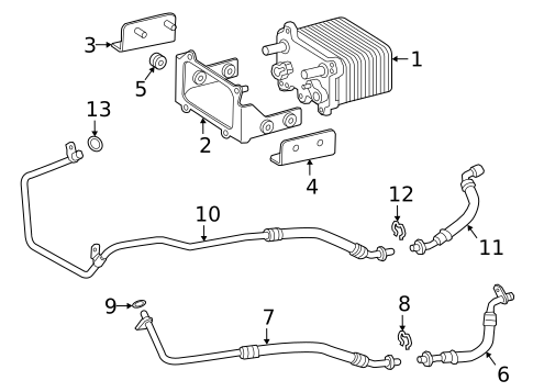 Trans Oil Cooler for 2014 Mercedes-Benz G 63 AMG&reg; #0