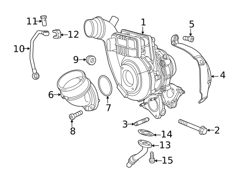 Turbo Charger for 2018 Jeep Grand Cherokee #0