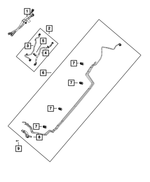 68420289AA - Fuel: Fuel Supply And Return Tube for Dodge: Dart | Jeep: Cherokee Image