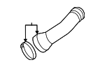 13717575408 - Cooling System: Upper Hose for BMW Image