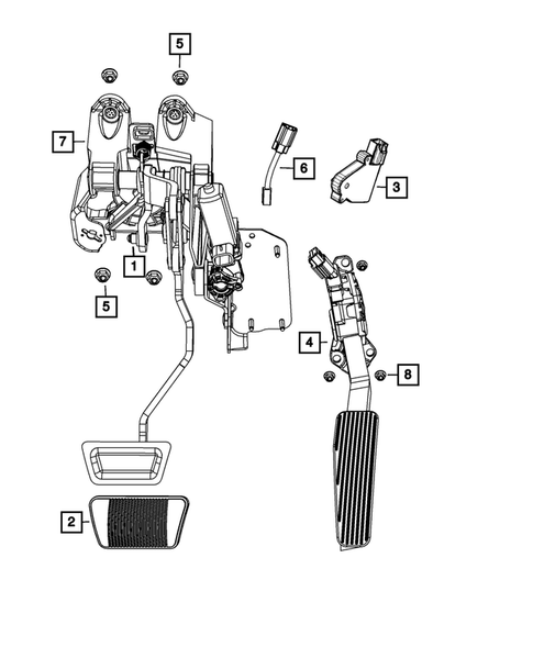 Brake Pedals for 2012 Ram C/V #0