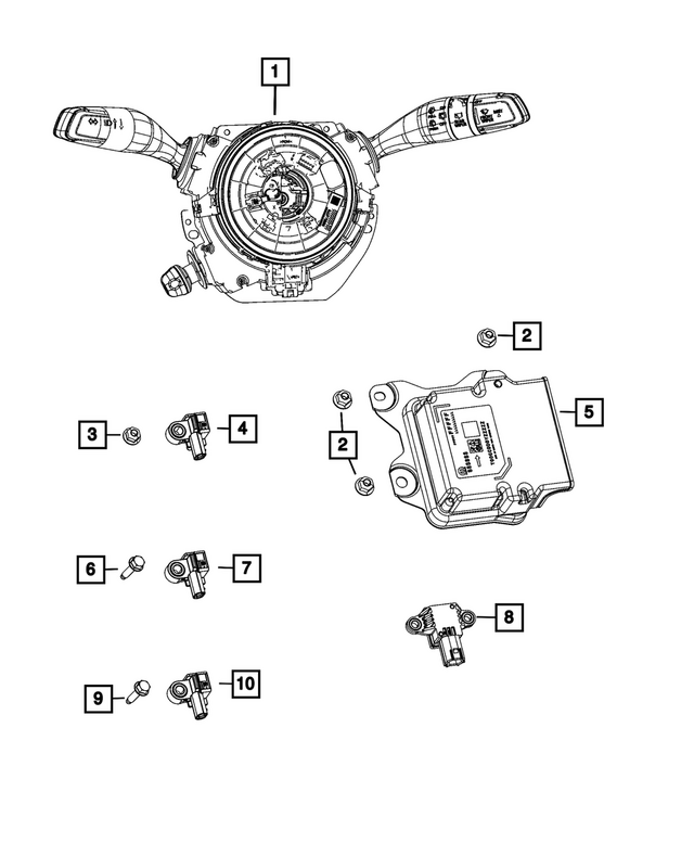 68742334AA - : Occupant Restraint Module for Mopar Image