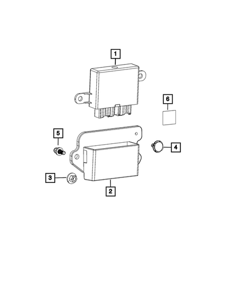 Keys, Modules and Engine Controllers for 2021 Jeep Wrangler #5