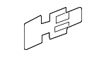 15094459 - Body: Nameplate for Hummer: H3, H3T Image