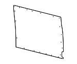 CK4Z6131013HD - Body: Interior Quarter Panel Trim Panel for Ford Image