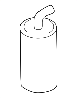 16141183311 - Emission System: Filter for BMW: 525i, 528i, 530i, 540i, 740i, 740iL, 745i, 745Li, 750i, 750iL, 750Li, 760i, 760Li, Alpina B7, M5, X5, Z3 Image