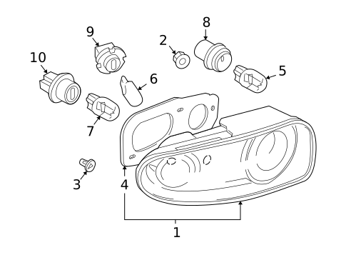 Bulbs - Chassis for 2013 Mazda MX-5 Miata #0