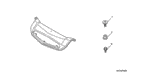 90133SL0000 - Accessory Components: BOLT, INSULATOR (6MM) for Acura Image