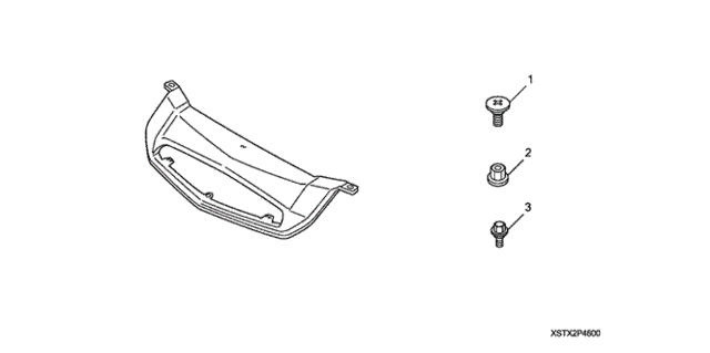 Lower Garnish (FR.) (1) for 2007 Acura MDX #0