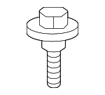 90109A0061 - Body: Inner Grille Bolt for Toyota Image