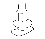 6786924010 - Body: Weather-strip On Body Retainer for Scion: iQ | Toyota: 4Runner, Highlander Image