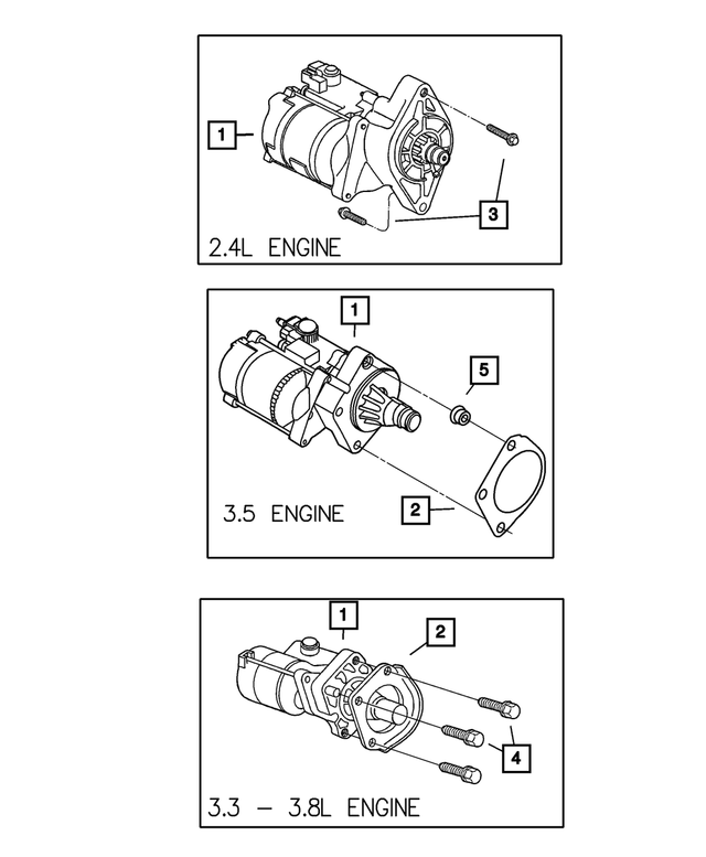 R4686111AC - Electrical: Engine Starter, Remanufactured for Mopar Image