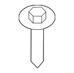 7147127714 - Body: Side Support Screw for BMW Image