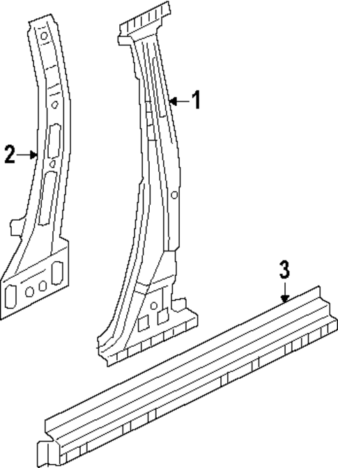 Center Pillar & Rocker for 2025 Nissan Murano #0