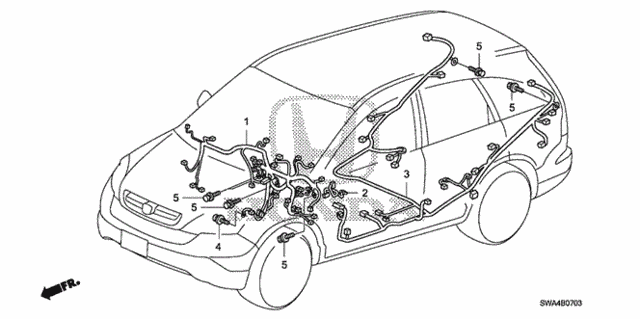 Wire Harness (4) for 2007 Honda CR-V #0
