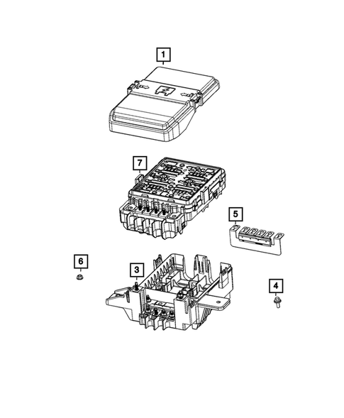 Power Distribution, Fuse Block, Junction Block, Relays and Fuses for 2023 Jeep Grand Wagoneer #0
