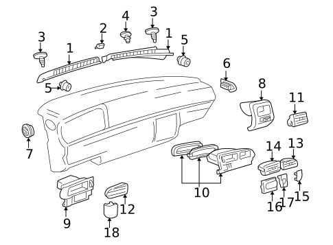 Ducts for 2000 Volkswagen Cabrio #0