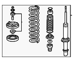 51620TP7A11 - Suspension: Strut Assembly for Honda: Accord Crosstour, Crosstour Image