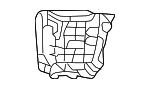 588600C050 - Body: Air Vent Grille for Toyota Image
