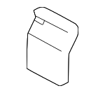 588490C020 - Body: Side Panel Insulator for Toyota Image