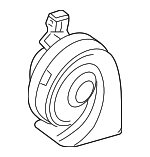 YEB500160 - : 2006-2009 Land Rover Range Rover Sport - High Note Horn for Land Rover: Range Rover Sport Image