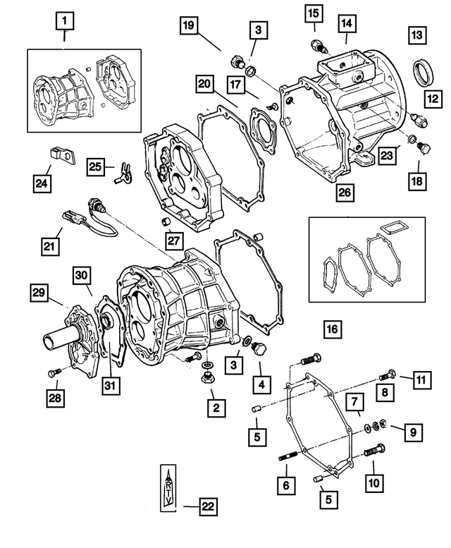 83500618 - Manual Transmission 5 Speed: Double Ended Stud for Mopar Image