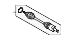496002J310 - Universals &amp; Rear Axle: Axle Assembly for Kia: Borrego Image