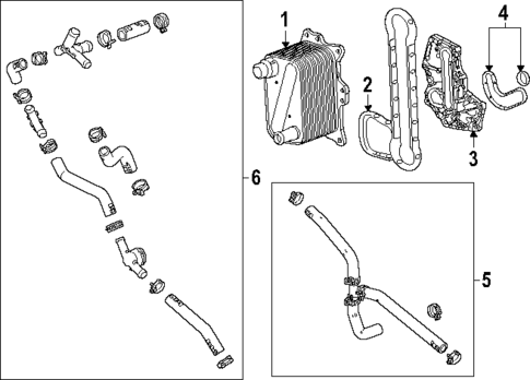 Oil Cooler for 2025 GMC Yukon XL #0