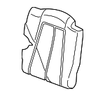 8S8885805BJKP - : Seat Back Cover for Audi: TT Quattro, TT RS Quattro, TTS Quattro Image