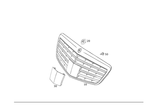 Radiator Grill for 1997 Mercedes-Benz S500 #0