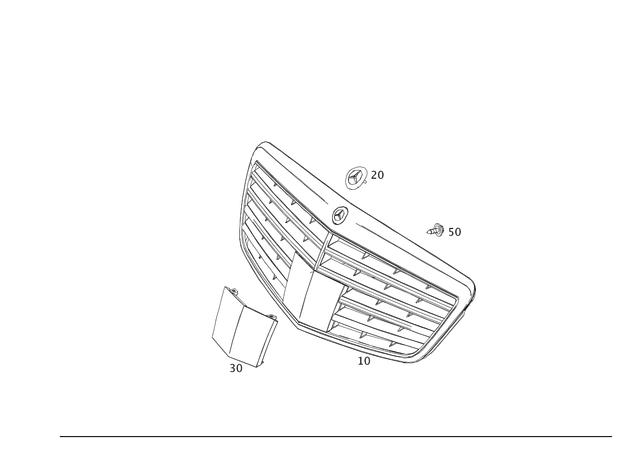 2218800683 - Attachment Parts: Trim for Mercedes-Benz: 250, 300S, S350, S500, S600 Image image