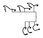 746QQ - Electrical: ACDelcoâ„¢ Cable Set for Buick: Rendezvous, Terraza | Chevrolet: Equinox, Malibu, Uplander | Pontiac: G6, Montana, Torrent | Saturn: Relay Image
