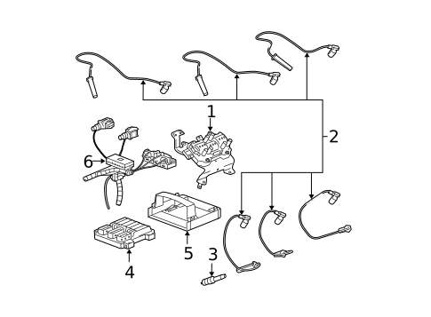 Ignition System for 2005 Chevrolet Equinox #0