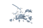 2546250500 - : Reinforcement Sheet Metal for Mercedes-Benz Image