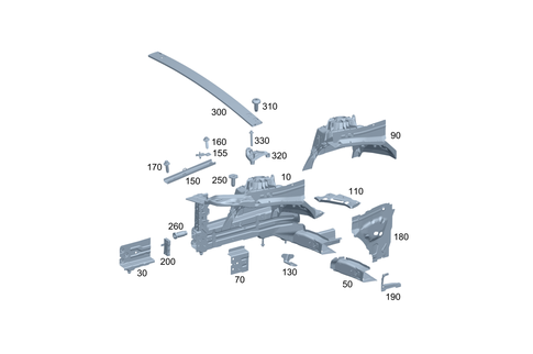 Wheel Well, Front Axle Carrier for 2025 Mercedes-Benz GLC63 AMG S E Performance #0