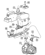 6101611 - NVG Manual Transaxle 5 Speed: Hex Head Screw And Washer for Mopar Image