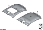 51448097395 - : Headlining, Lift-Up &amp; Slide-Back Sunroof for BMW Image