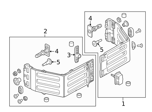 Exterior Trim - Pick UP Box for 2012 Ford F-350 Super Duty #5