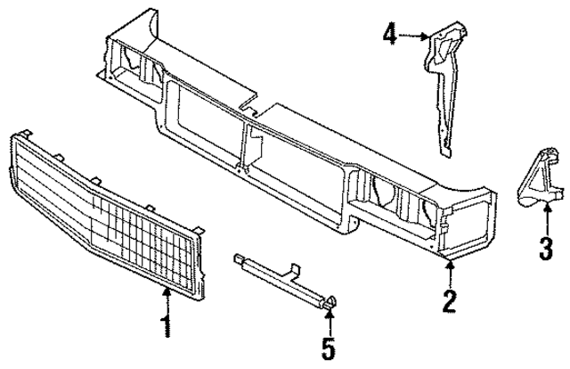 25531909 - Body: Grille for GM Image