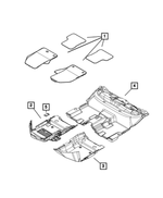 6AQ08U1YAA - : Rear Floor Carpet for Mopar Image
