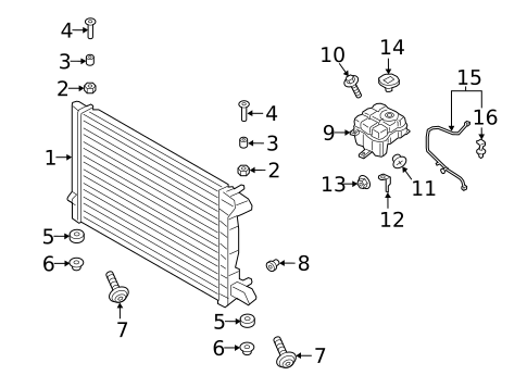 Radiator & Components for 2022 Porsche Cayenne #0