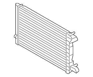 95812125110 - Cooling System: Radiator for Porsche Image